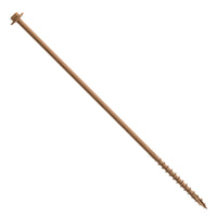 0.195" x 10" Strong-Tie SDWH191000 Timber Hex Screw - Double Barrier Coating