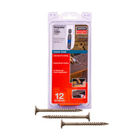 Simpson Strong-Tie exterior grade screws with packaging on a white background