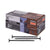 Box of Simpson Strong-Tie structural wood screws with screws displayed in front on a white background