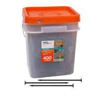 0.220" x 8" Strong-Tie SDWS22800DBB Timber Screw - Double Barrier Coating, Black, Pkg 400