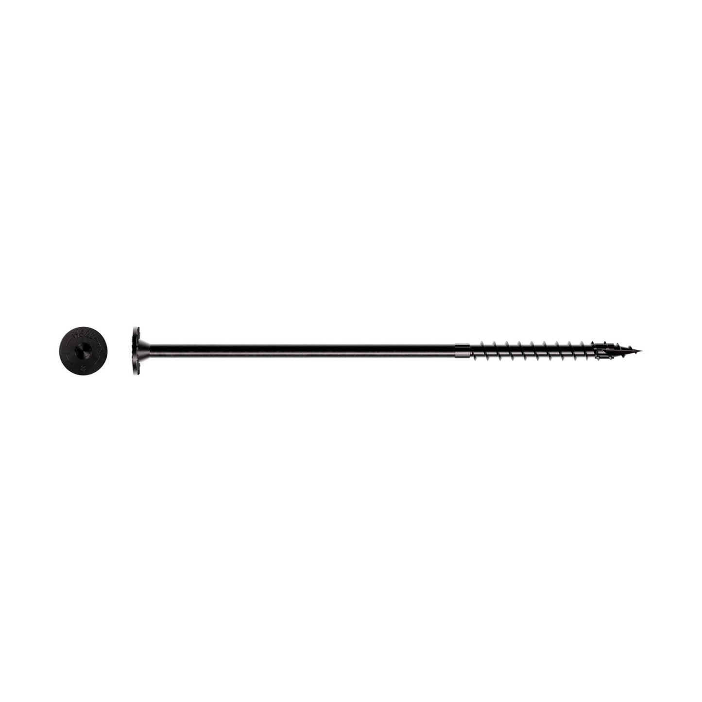 0.220" x 8" Strong-Tie SDWS22800DBB Timber Screw - Double Barrier Coating, Black