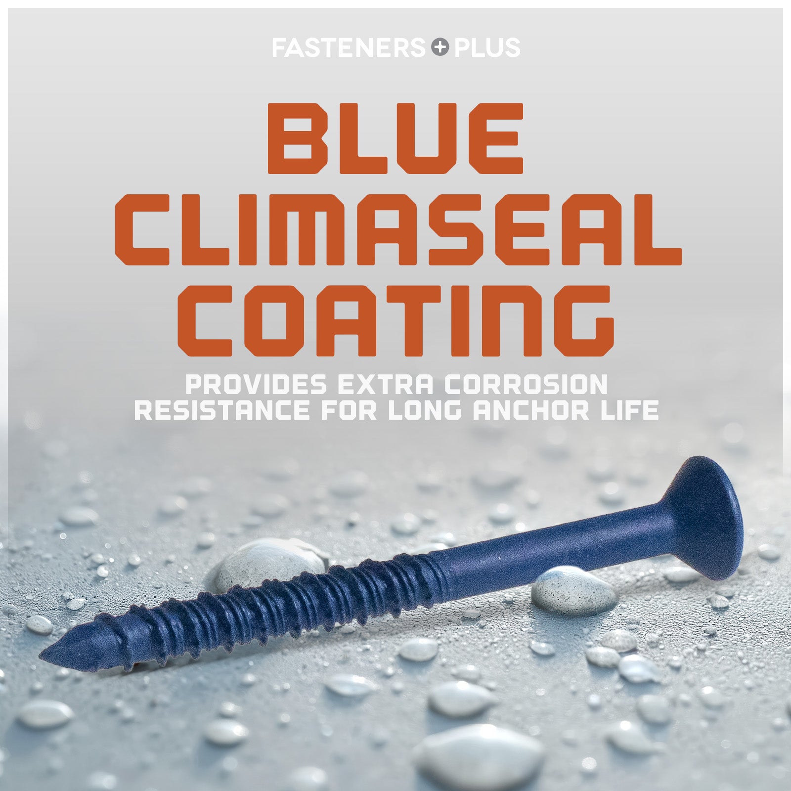 Blue Climaseal Coating - Provides extra corrosion resistance for long anchor life
