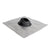 black epdm shingle roof boot