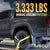 Side Mount Wheel Net with Ratchet and Flat Hook | 2' Cordura Wear Sleeve Included