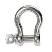 3/16" Stainless Steel Screw Pin Anchor Shackle - 0.33 Tons