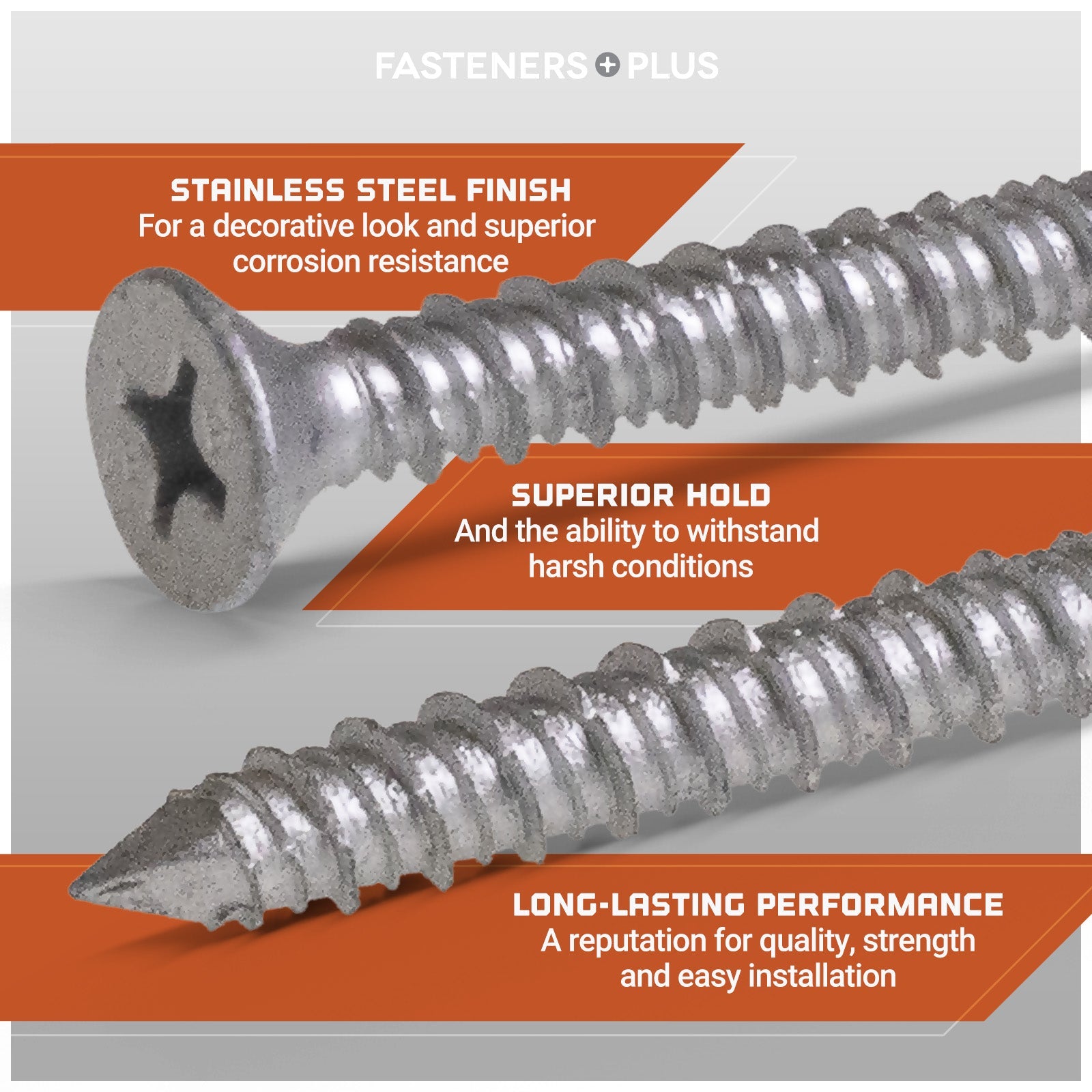 Features: Stainless steel finish, Superior hold, Long-lasting performance