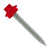 #10 x 112 inch SS Woodbinder Metal Roofing Screw Crimson Pkg 250