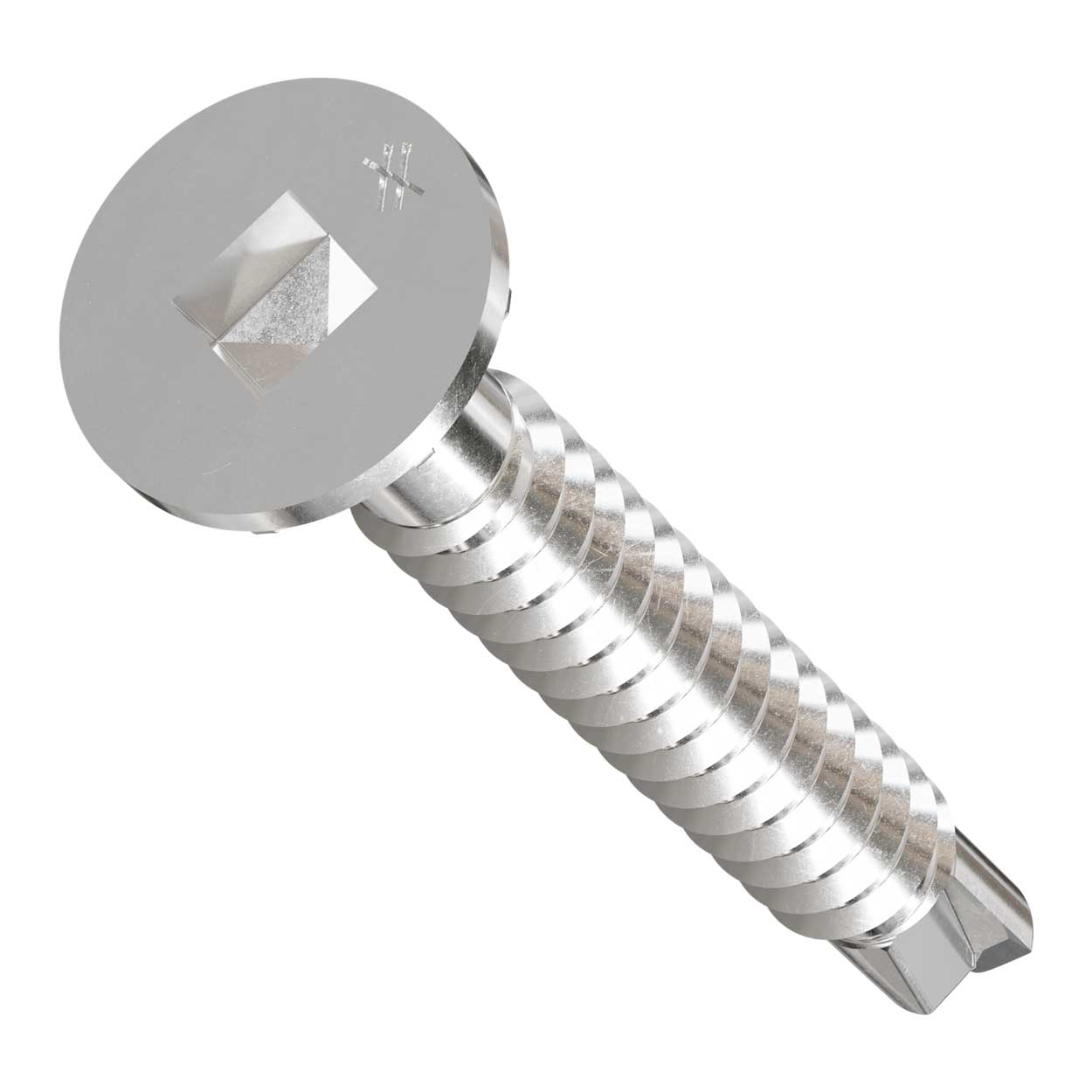 #10 x 1-1/2" Quik Drive FHSD Self-Drilling Wood-To-CFS Collated Screws, 410 Stainless Steel, Pkg 1000