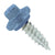 #12 x 34 inch STXL Woodbinder Metal Roofing Stitch Screw Blue Pkg 250 image 1 of 2