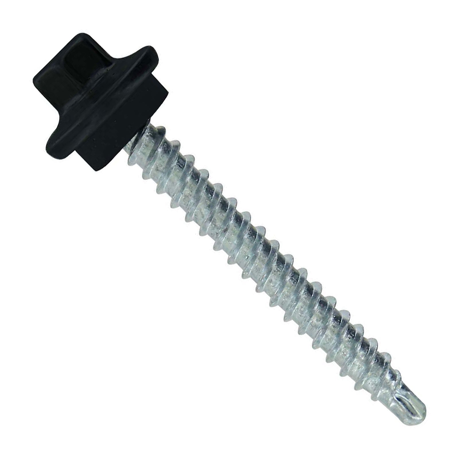 thumbnail image 2 of 2500 Pcs 9x1-1/2 Hex Head Roofing Screws With Neoprene Washer - Weather Coat 2 of 6