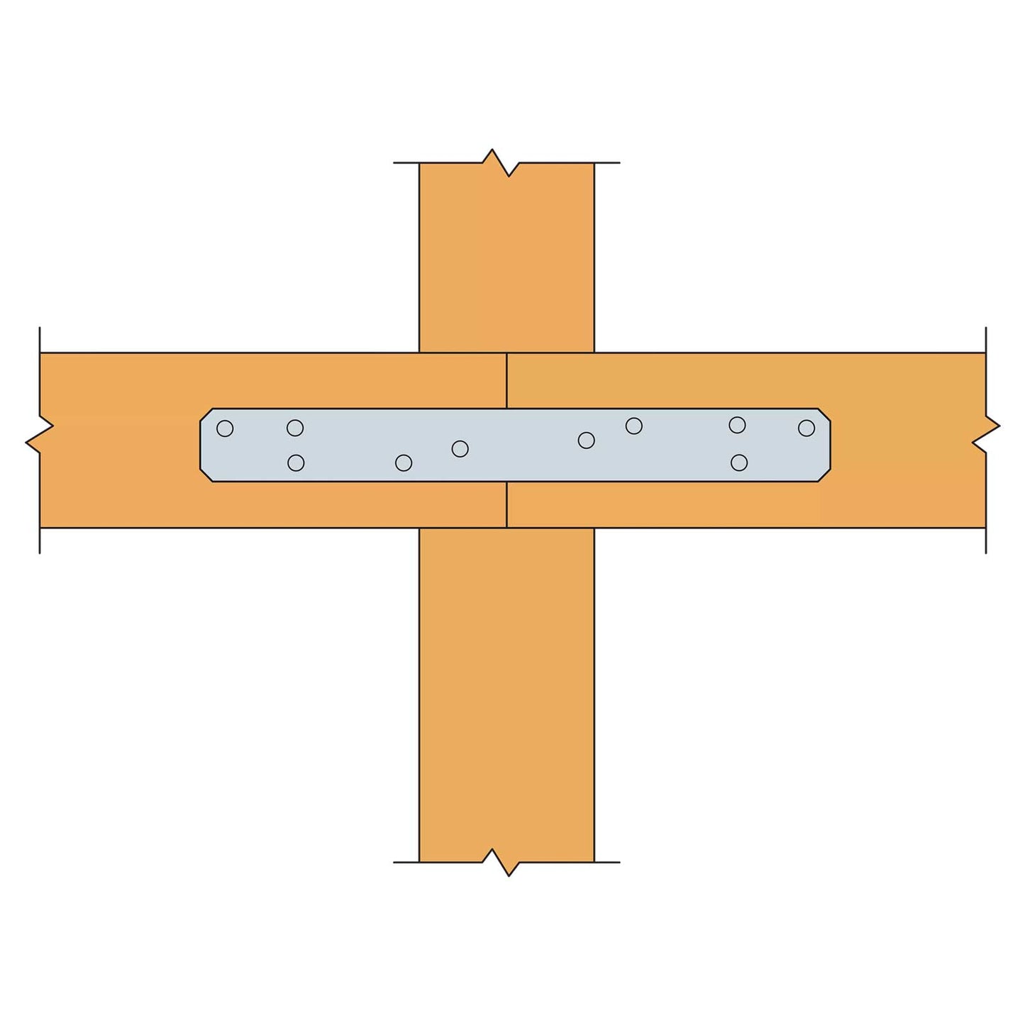 Simpson ST18 18" 16 Gauge Strap Tie - Installation
