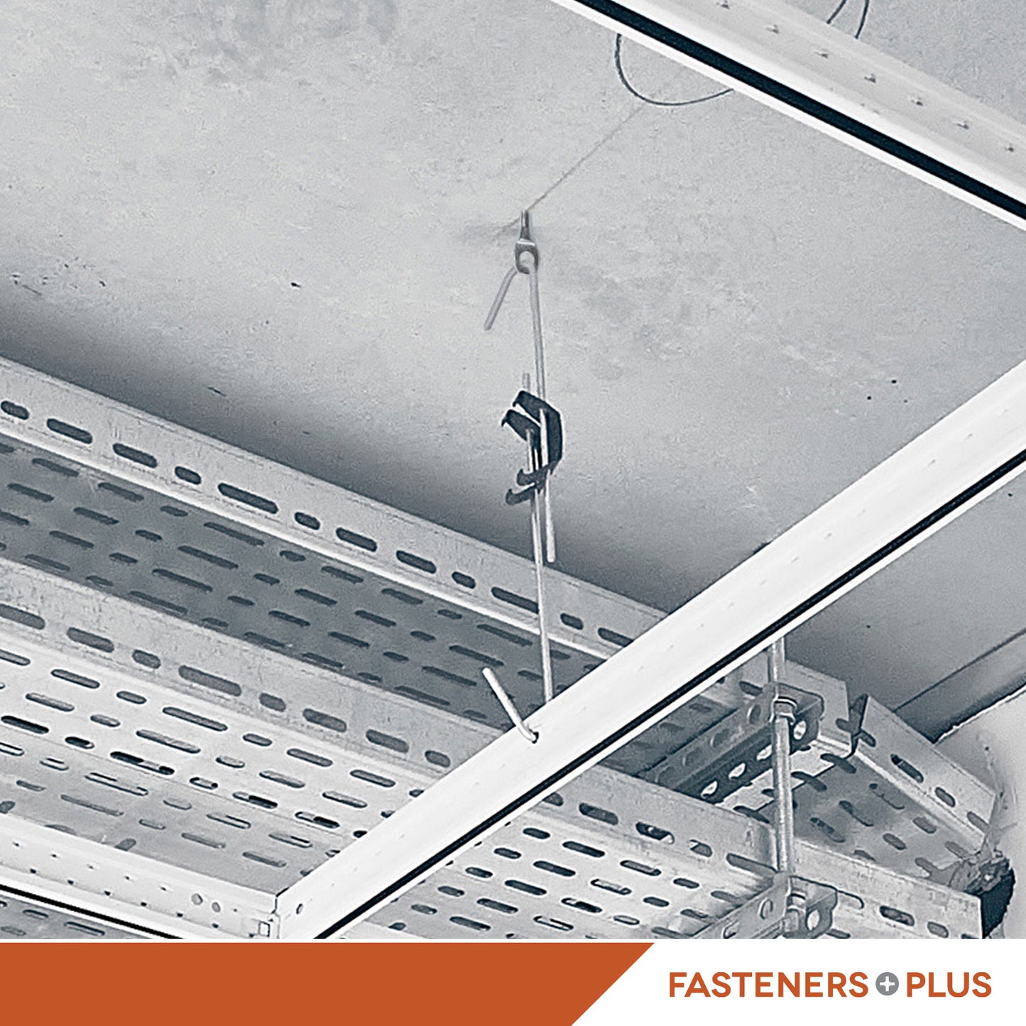 Ceiling application for tie wire wedge anchor