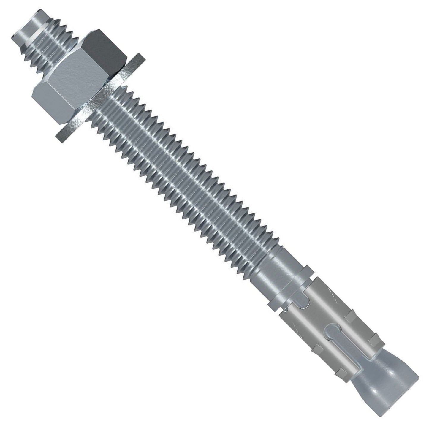 Simpson Strong-Tie Strong Bolt 2 Wedge Anchor, Zinc Plated