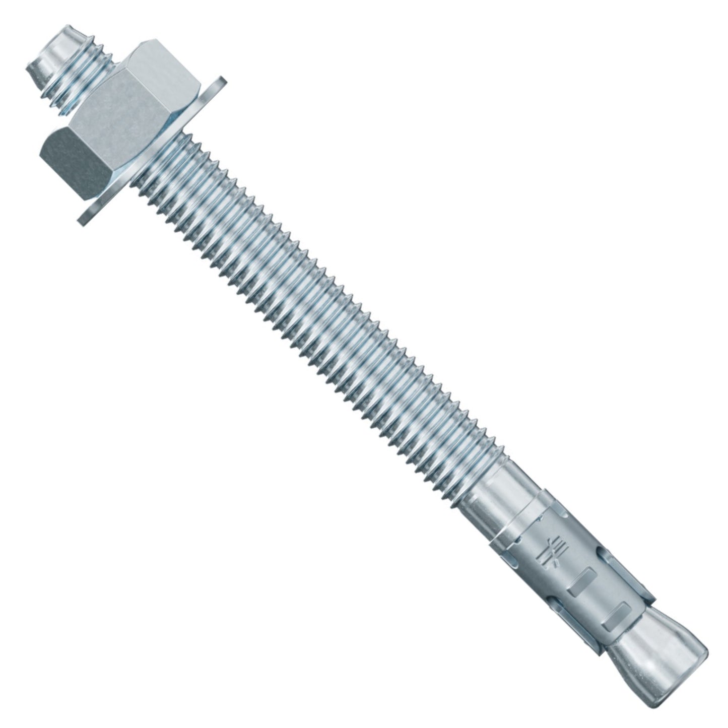 1/2" x 5-1/2" Strong-Tie Strong Bolt 2 Wedge Anchor, Zinc Plated, Pkg 10