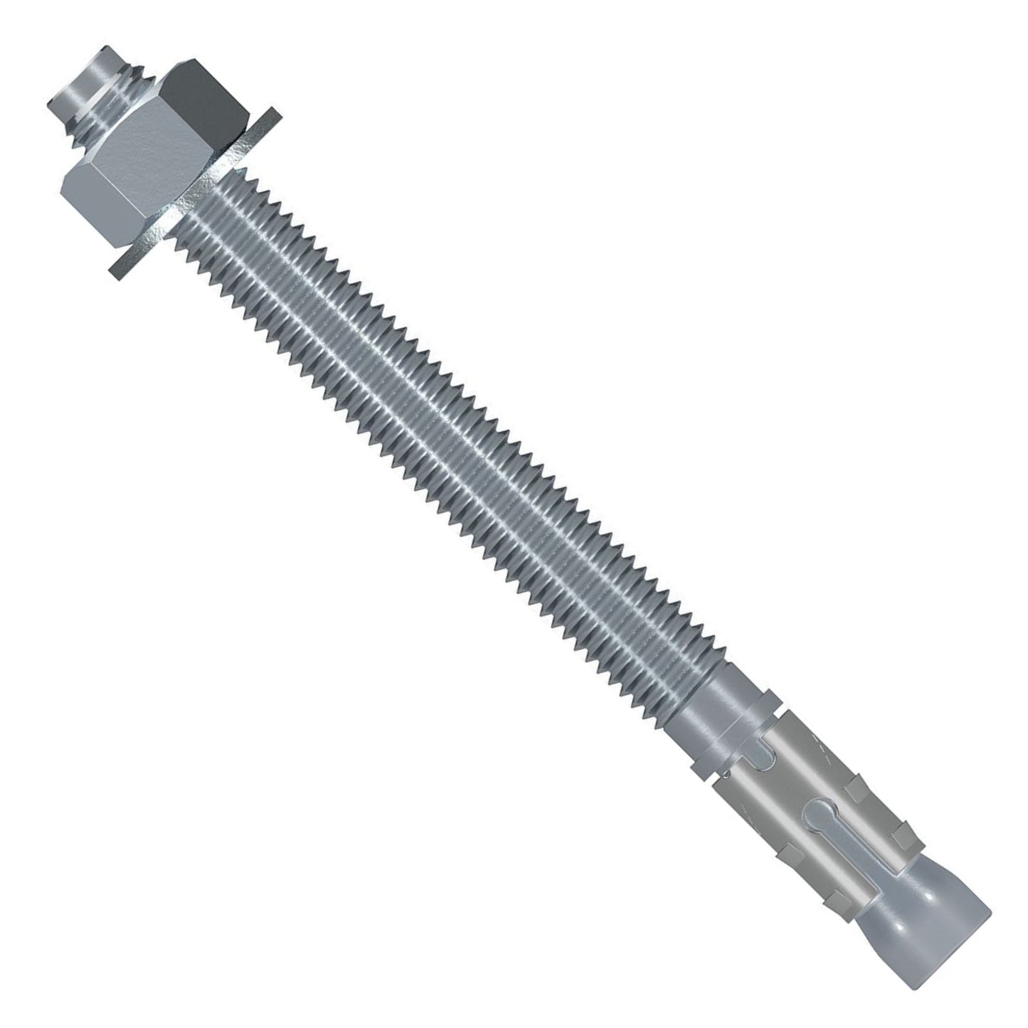 1 inch x 7 inch StrongTie Strong Bolt 2 Wedge Anchor Zinc Plated Pkg 5