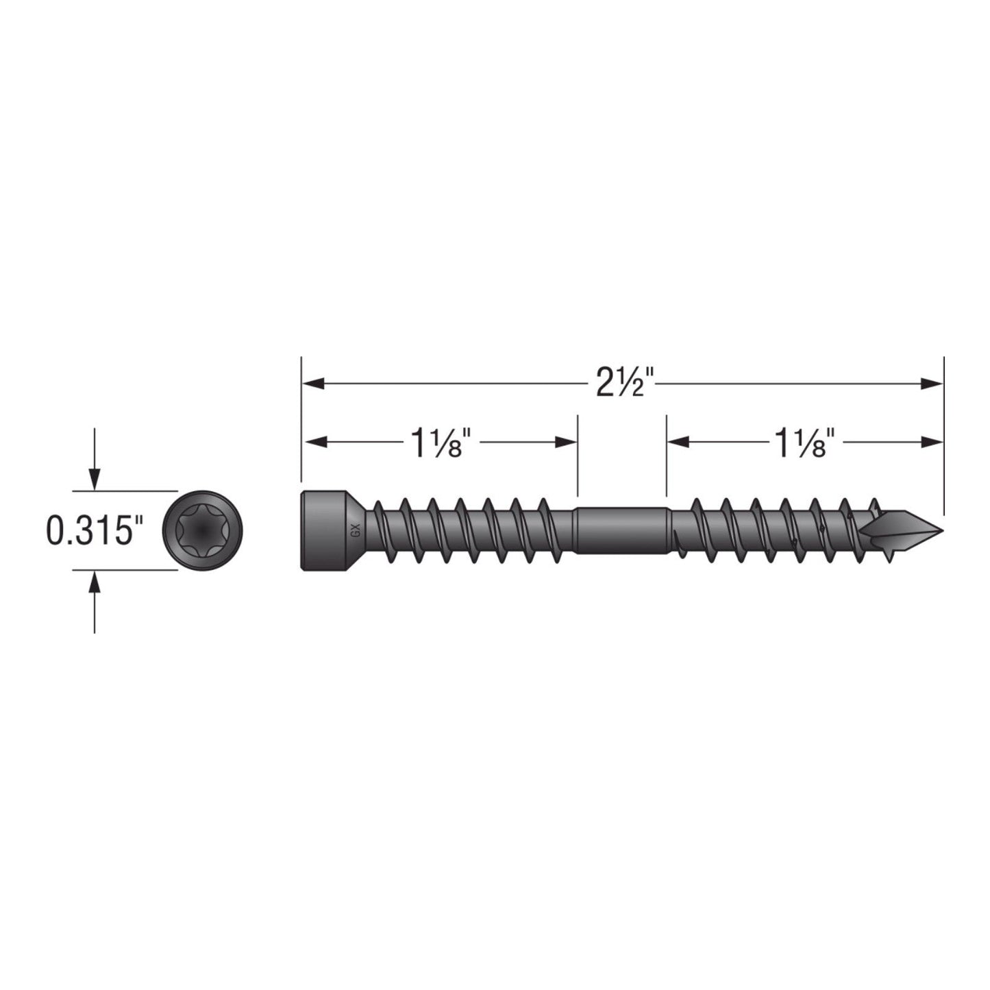 Strong-Drive SWD Double-Threaded Screw