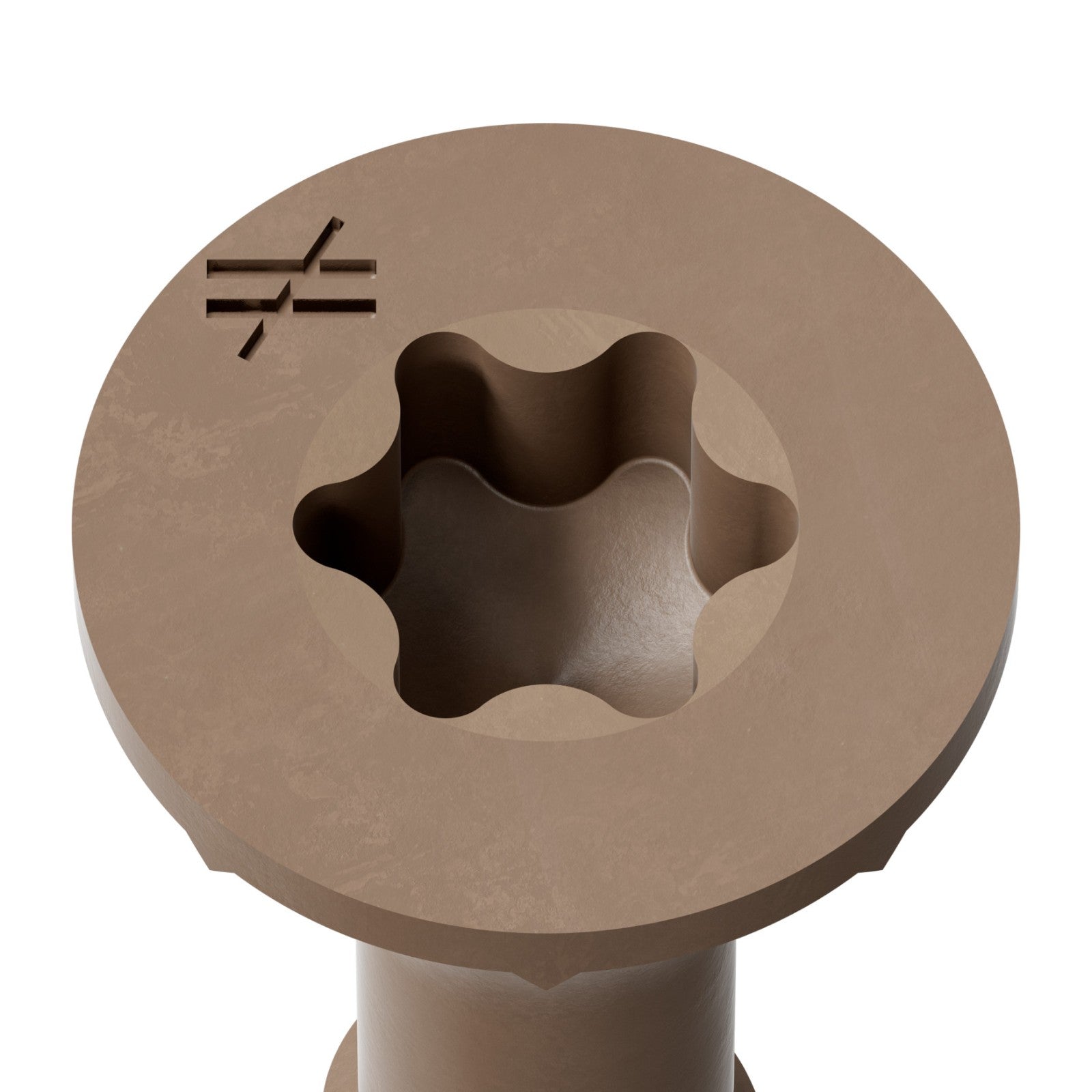 Simpson DSV Tan wood screw 6 lobe star drive