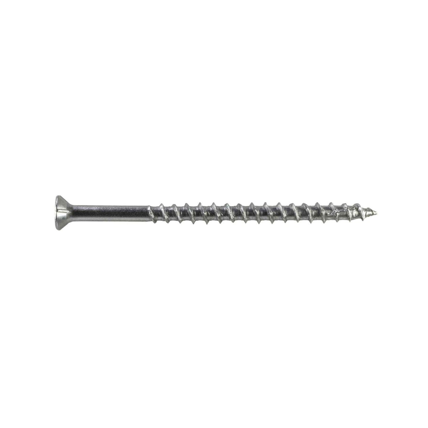 Simpson T10450WPCM #10 x 4-1/2" T25 DWP Flat Head Wood Screw - Type 316 Stainless Steel, Pkg 1,000