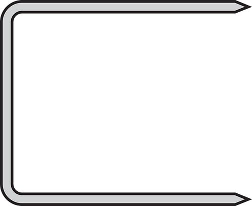 1" x 1" Crown, 16-Gauge Staples - 316 Stainless Steel, Pkg 5,000