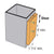 Diagram showing a metal box with a wooden piece inserted, labeled 'Shear' with dimensions.