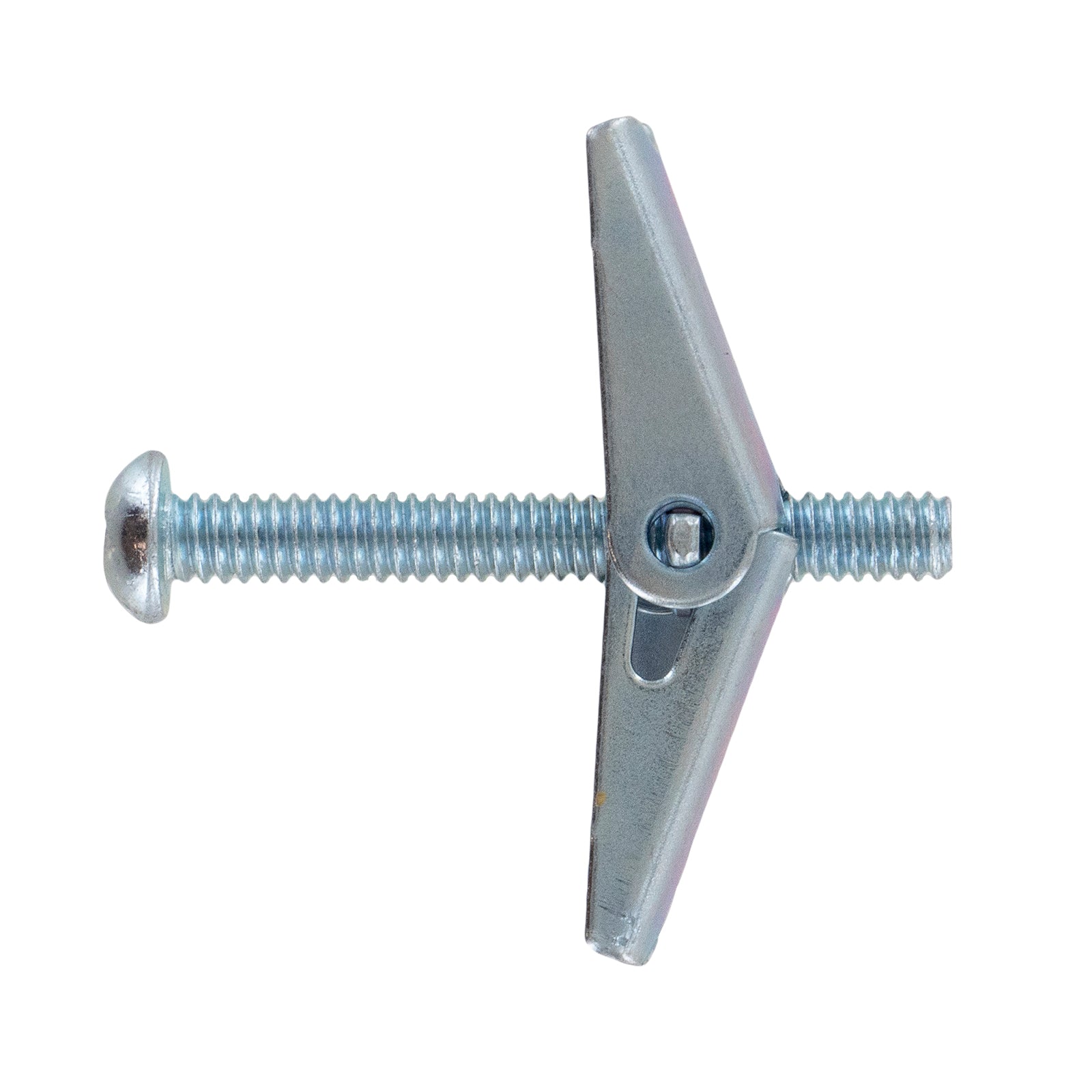 1/4"-20 x 2" Conquest Round PH/SL Combo Toggle Bolt w/ Wing Nut - Zinc