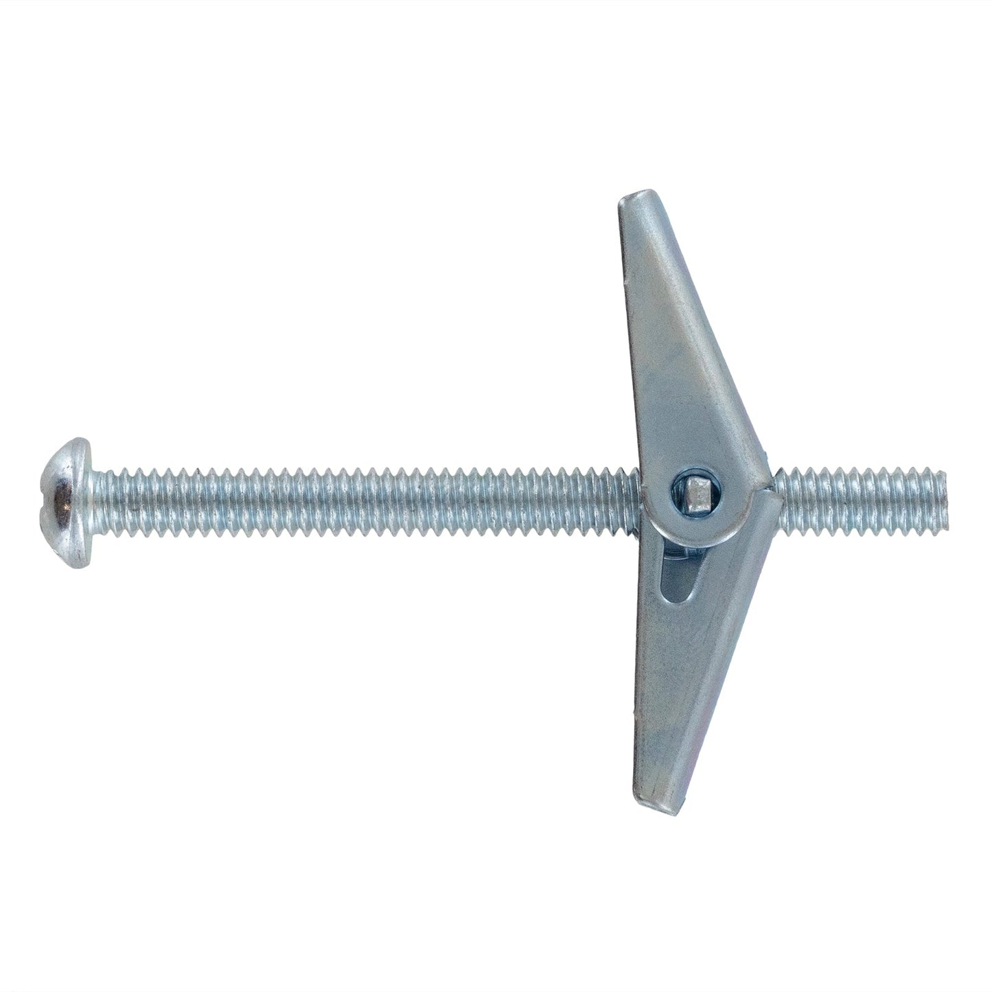 1/4"-20 x 3" Conquest Round PH/SL Combo Toggle Bolt w/ Wing Nut - Zinc