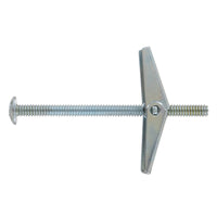 3/16"-24 x 3" Conquest Truss PH/SL Combo Toggle Bolt w/ Wing Nut - Zinc