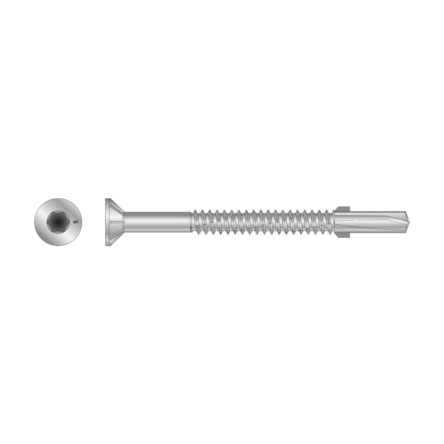Simpson TF Self-Drilling Wood-To-Steel Screw