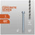 Concrete screw with specifications on a gray background