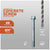 Concrete screw with specifications on a gray background