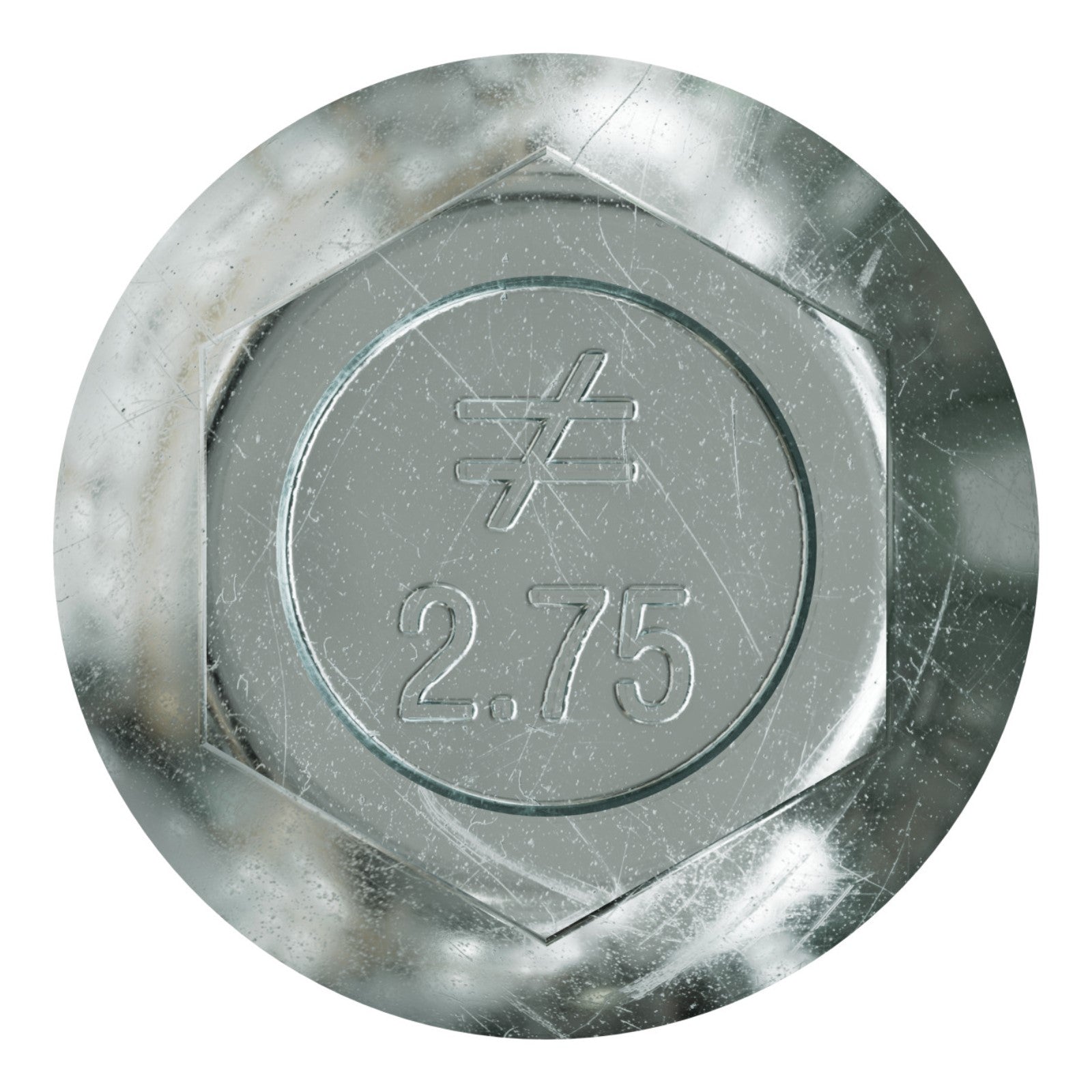 1/4" x 2-3/4" Strong-Tie THDB25234H Titen HD Screw Anchor, Zinc hex head