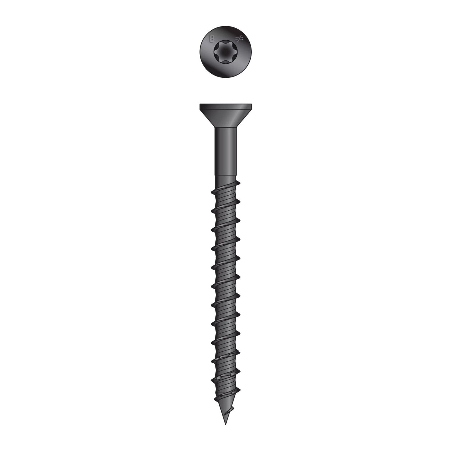 Simpson Flat Head Titen Turbo Black concrete anchor screw