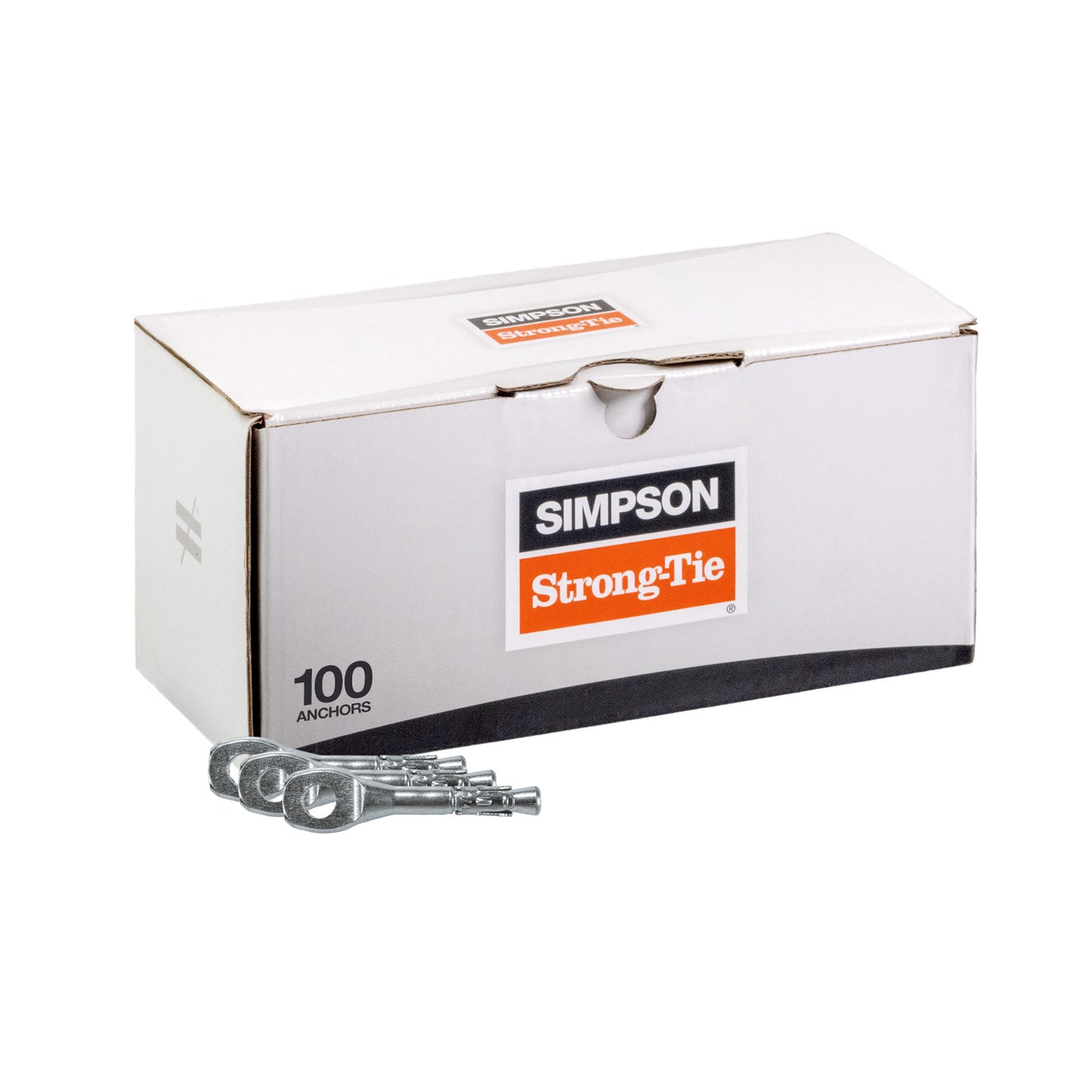 Simpson TW25114 1/4" x 1-1/4" Tie-Wire Wedge Anchor, Zinc, Pkg 100