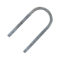 3-1/2" Round Pipe U Bolt, 1/2"-13 Thread - Hot Dip Galvanized
