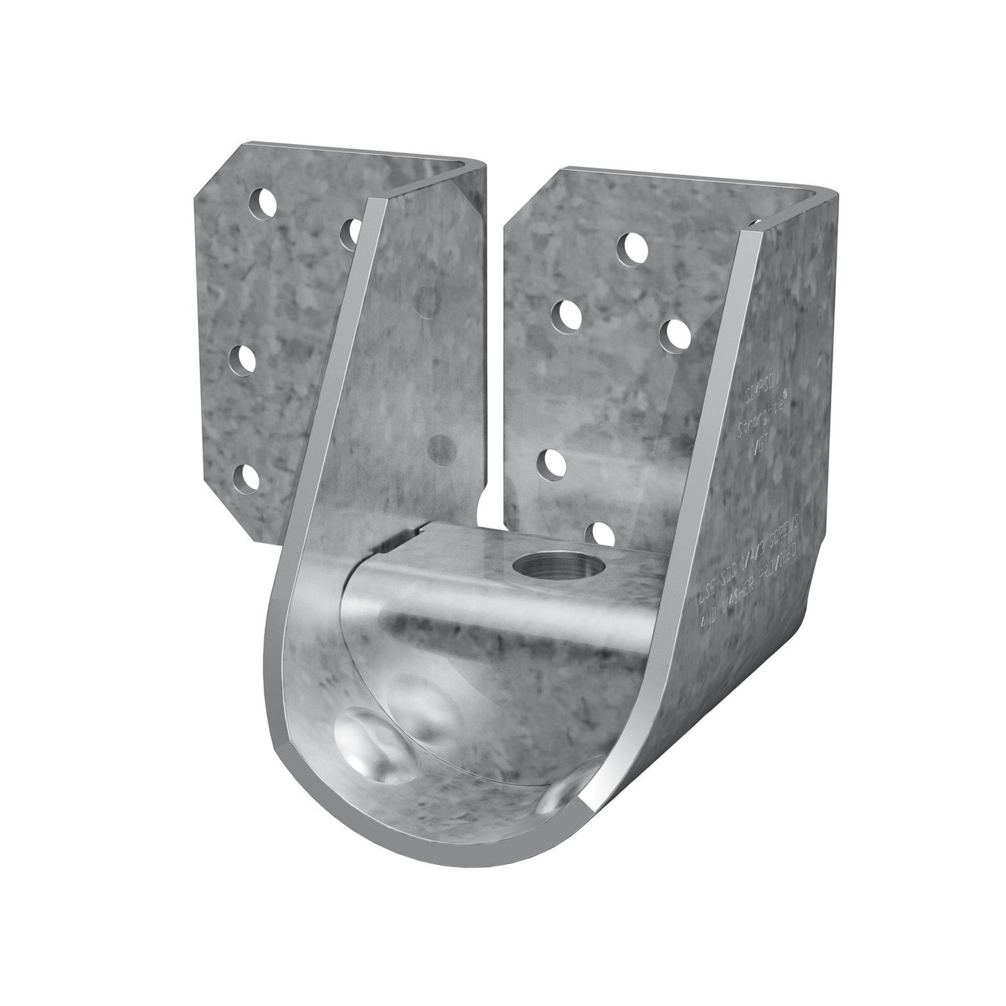 Simpson VGTR Variable-Pitch Girder Tiedown Right with SDS Screws - G90 Galvanized