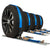 Wheel Strap with Etrack Fittings & 3 Rubber Blocks - 4 Pack