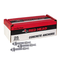 1/2" x 2-3/4" Red Head Trubolt 304 Stainless Steel Wedge Anchor, Pkg 25