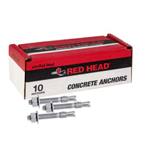 5/8" x 3-1/2" Red Head Trubolt 304 Stainless Steel Wedge Anchor, Pkg 10