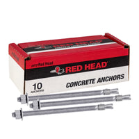 5/8" x 8-1/2" Red Head Trubolt 304 Stainless Steel Wedge Anchor, Pkg 10