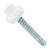 #12 x 114 inch ZXL Steelbinder Metal Roofing Screw Bright White Pkg 250