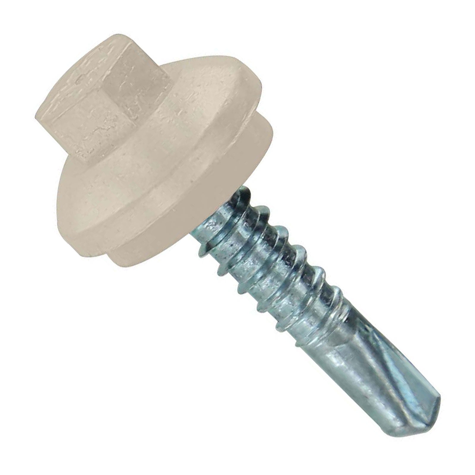 thumbnail image 2 of #12 X 1-1/4" Hex Washer Self-Drilling Screws - Blue Charcoal, Galvanized, 250 Pack 2 of 4