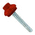 #12 x 114 inch ZXL Steelbinder Metal Roofing Screw Rustic Red Pkg 250