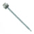 #10 x 3 inch ZXL Woodbinder Metal Roofing Screw Galvanized Pkg 250