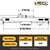 Adjustable Length Economy Lifting Beam -500 lb Capacity - 8' Max Spread