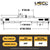 Adjustable Length Economy Lifting Beam - 1,000 lb Capacity - 4' Max Spread