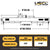 Adjustable Length Economy Lifting Beam - 4,000 Lb. Capacity - 4' Max Spread
