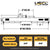 Adjustable Length Economy Lifting Beam - 10,000 Lb. Capacity - 8' Max Spread