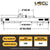 Adjustable Length Economy Lifting Beam - 14,000 Lb. Capacity - 10' Max Spread