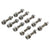 Single Stud Round L-Track Anchor Point Tie Down Kit | Black | 2-Pack