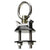 Single Stud Round L-Track Anchor Point Tie Down Kit | Black | 2-Pack